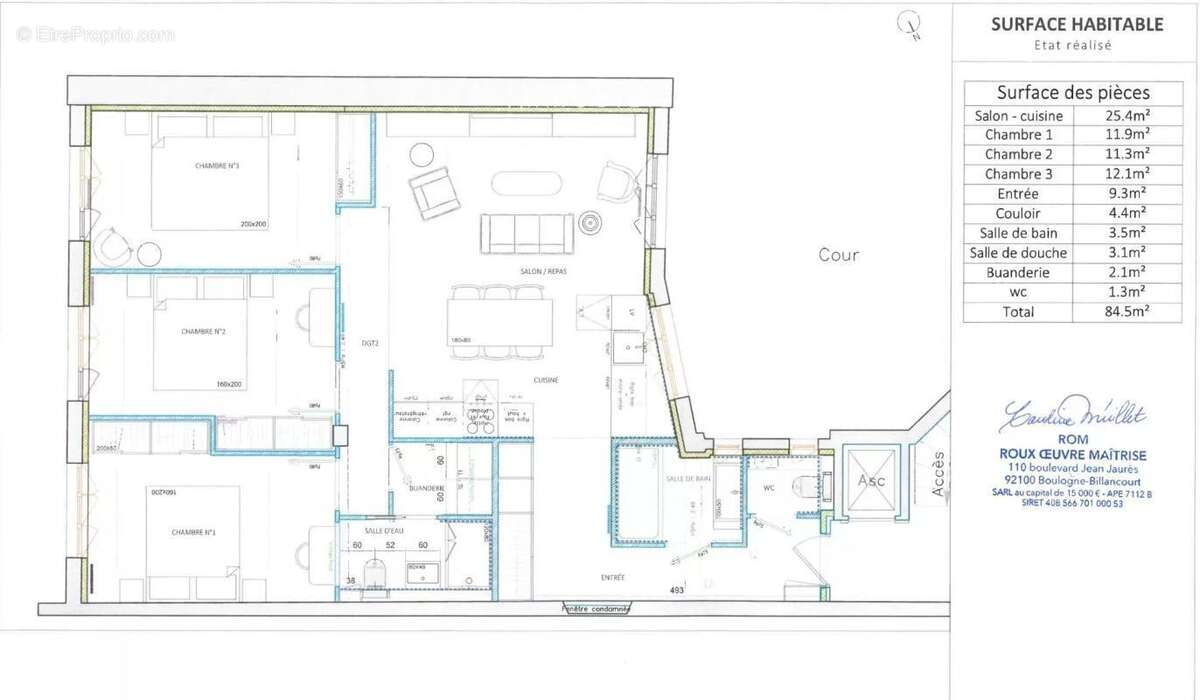 Appartement à PARIS-8E