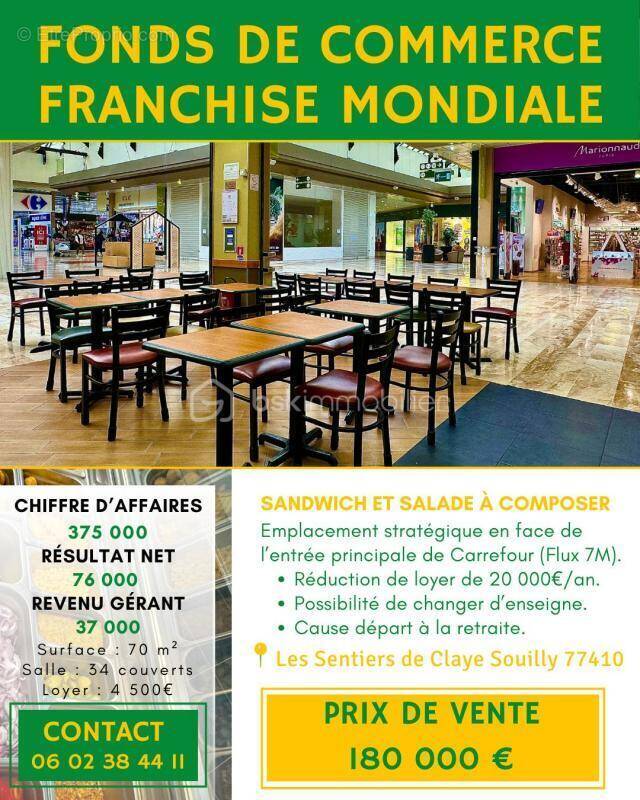 Commerce à CLAYE-SOUILLY