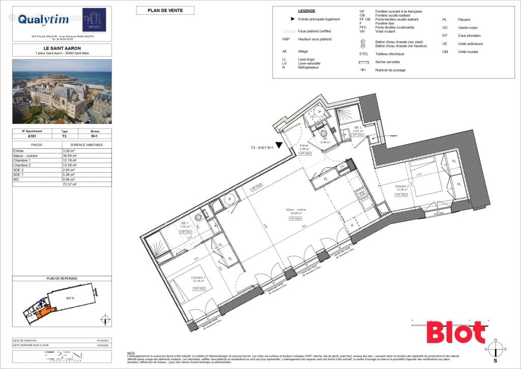 Appartement à SAINT-MALO