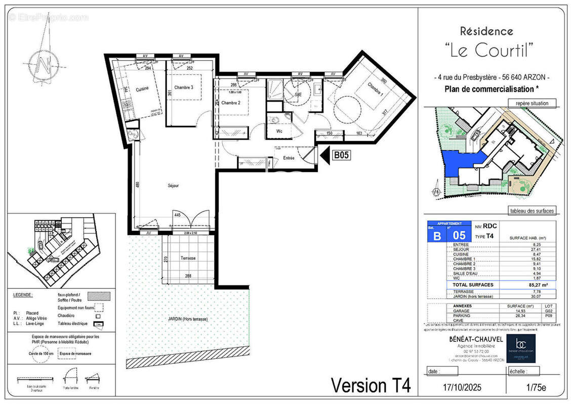 ARZON BOURG, Appartement neuf T4 - photo 6