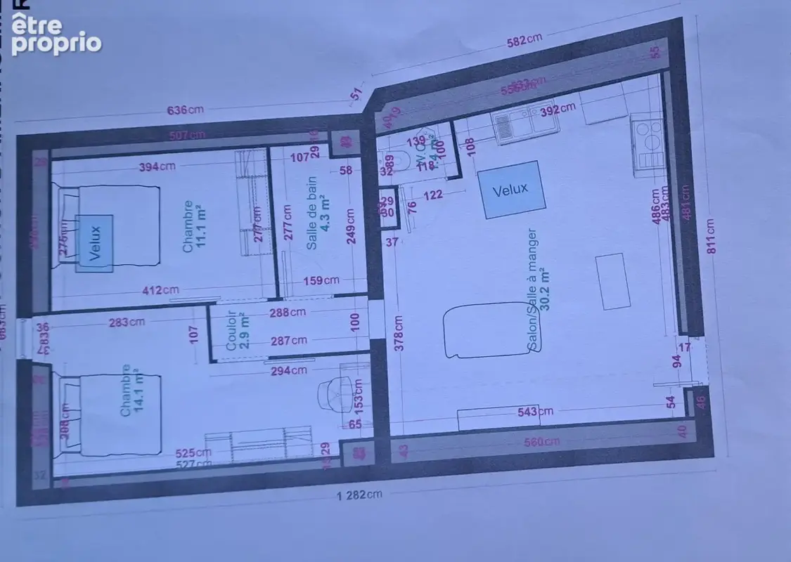 Appartement 3 pièces 70 m² à vendre à Guichen (35580) - photo 2