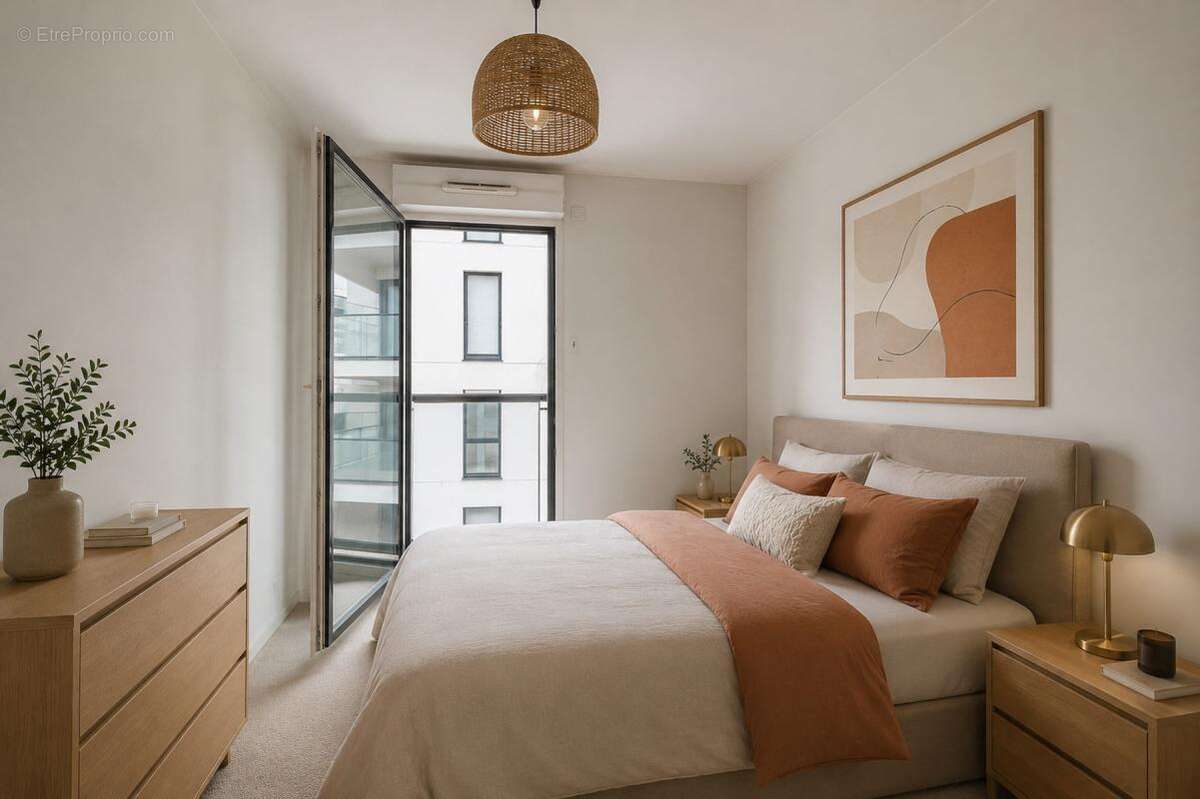 Appartement 68 m2  Asnières / 3 pièces -2 chambres  - Balcon- 2 places parking - photo 5