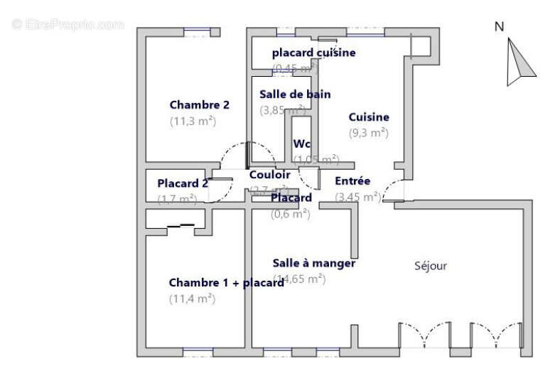 Appartement à BAGNOLS-SUR-CEZE