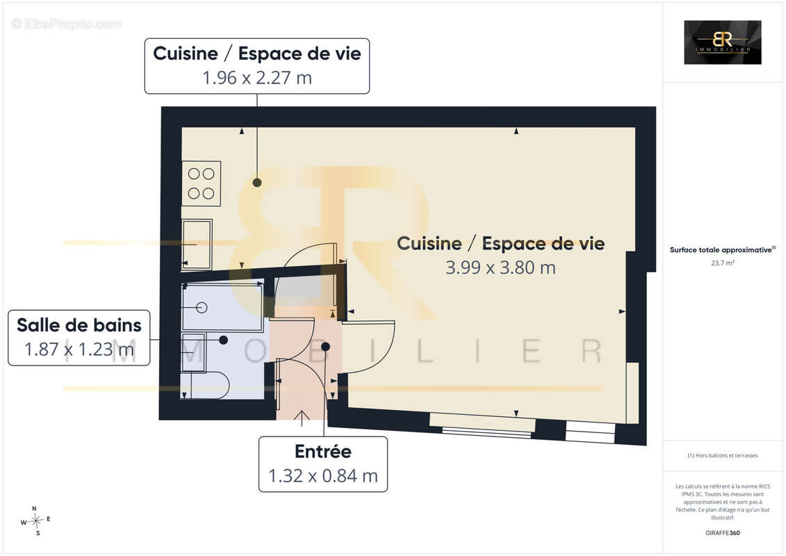 Appartement à PARIS-3E