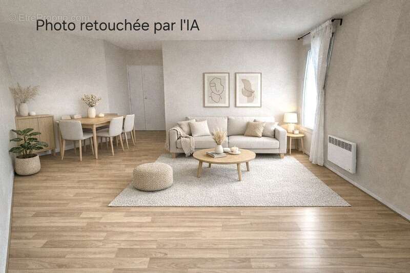 Appartement T3, cave et une place parking - photo 3