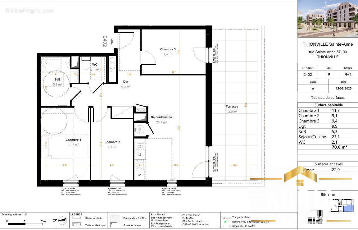 Appartement à THIONVILLE