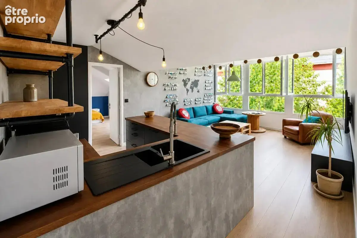 Appartement atypique et lumineux de 51m2 au dernier étage - photo 6