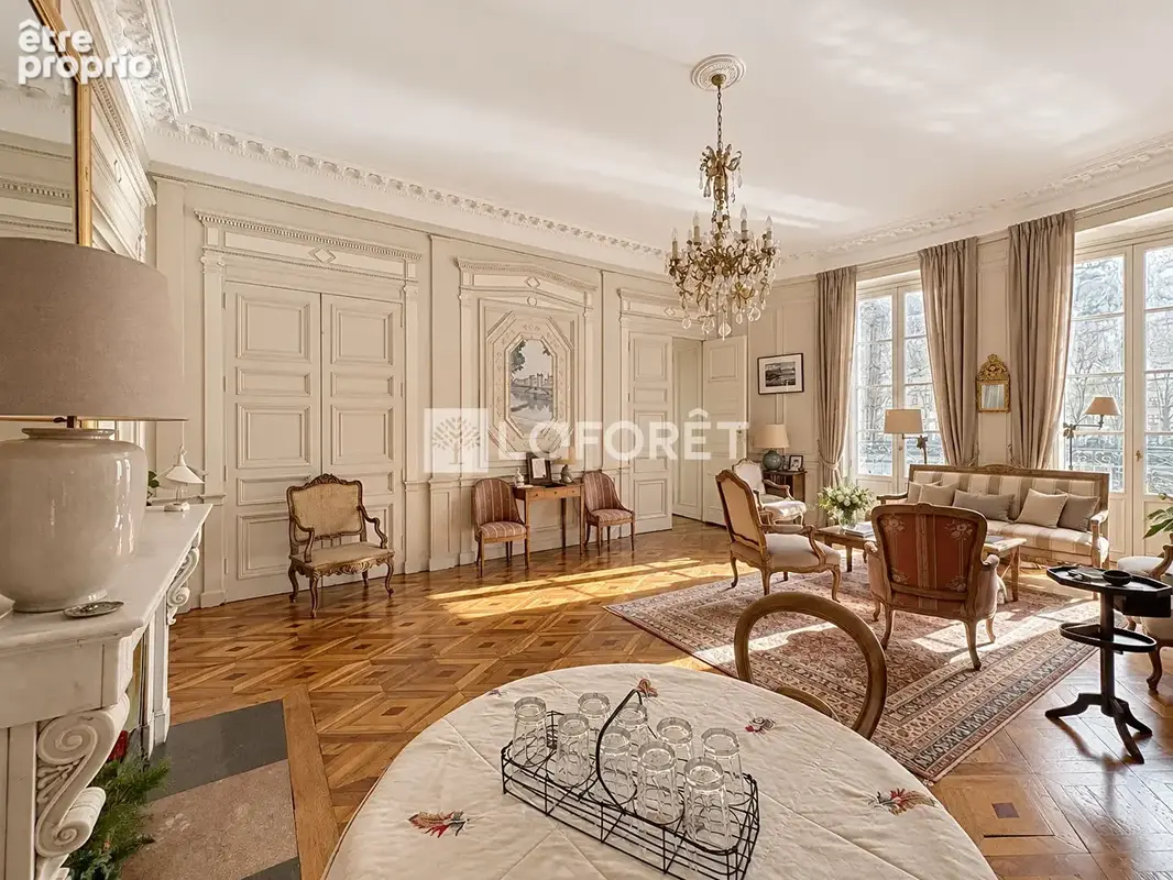 Lyon 1er  quai saint-vincent  appartement bourgeois 202,75 m²  vue saône & fourvière - photo 3