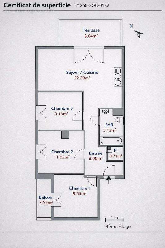 Appartement à MARSEILLE-14E