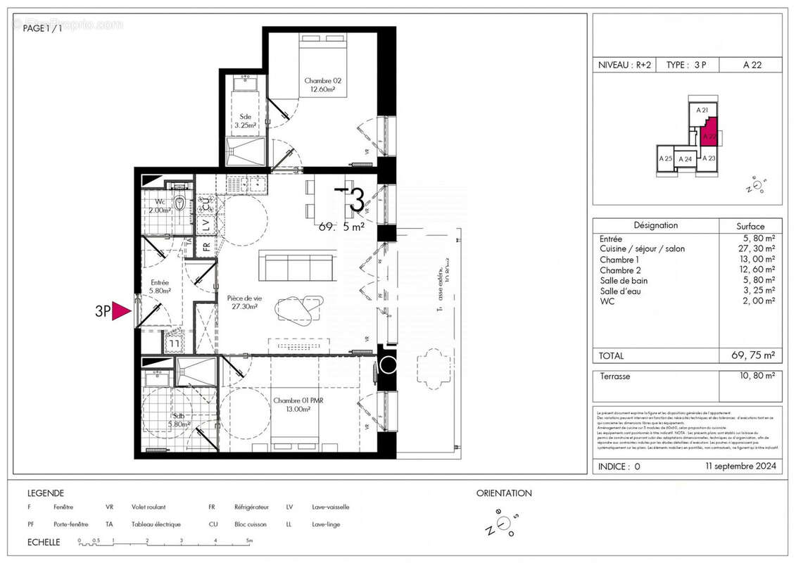 Appartement à LE PORTEL
