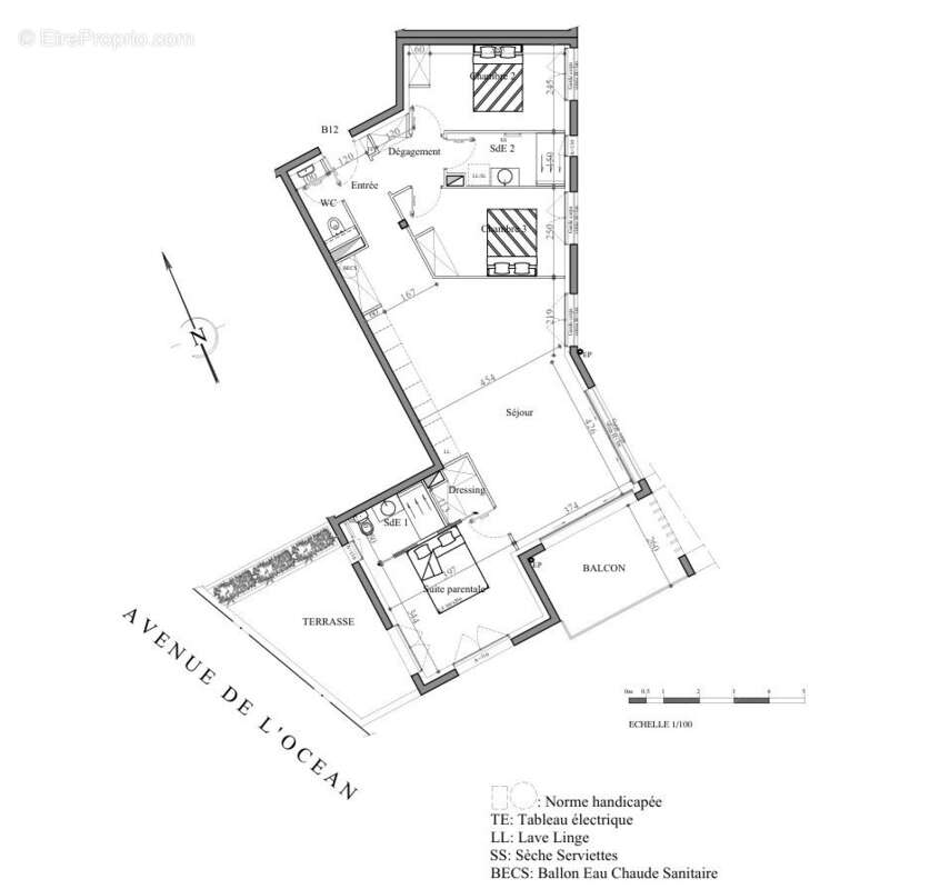 Appartement à LES MATHES