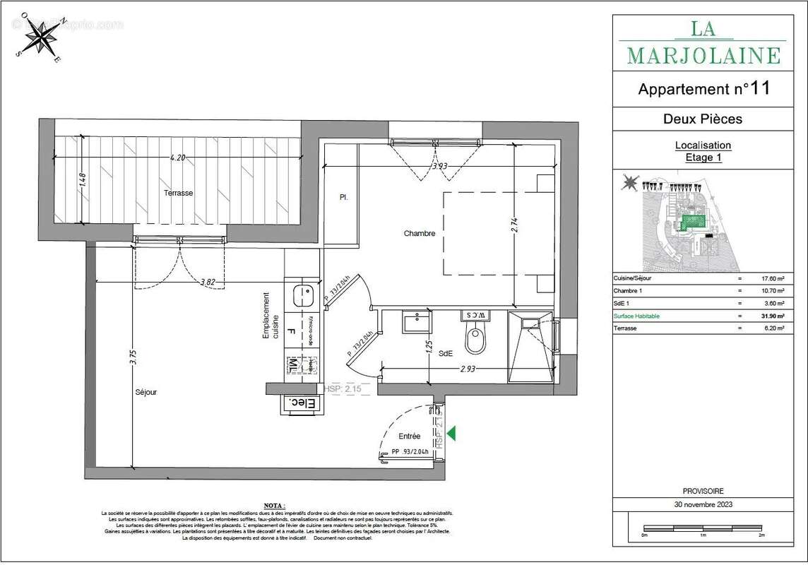 Appartement à MOUANS-SARTOUX