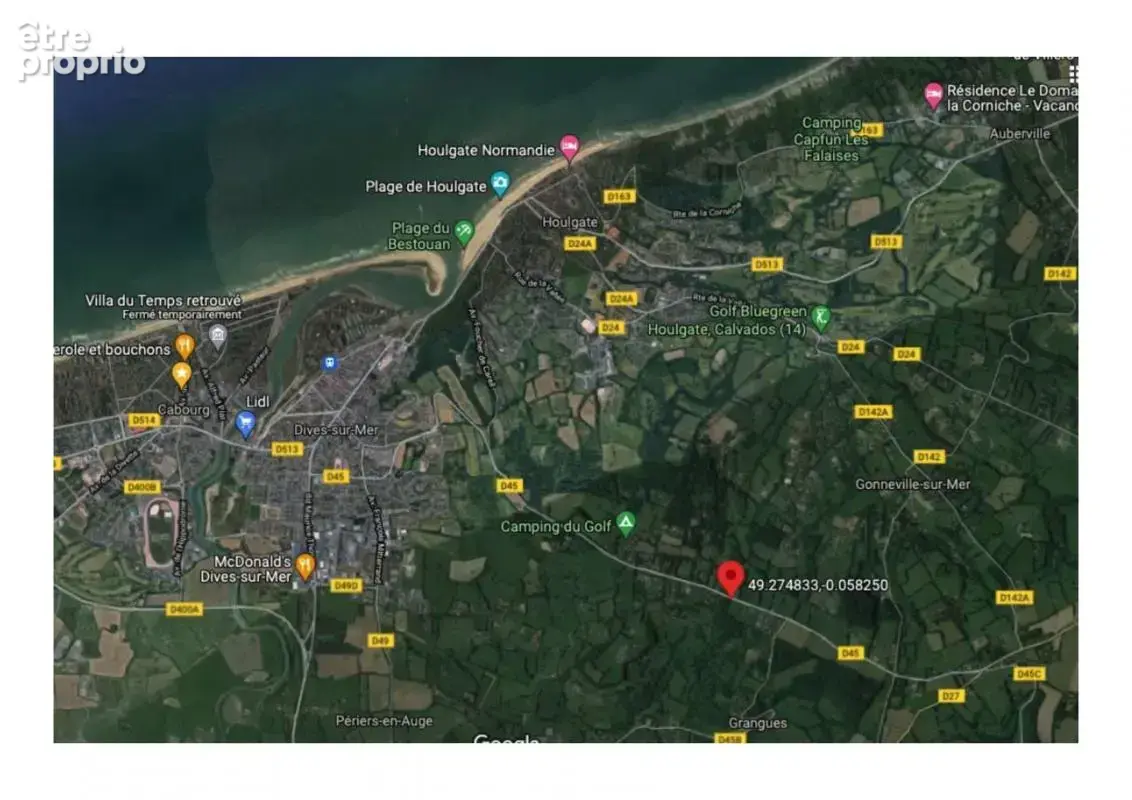 Côte Fleurie - Terrains à bâtir à 3,9 km de la plage - photo 5