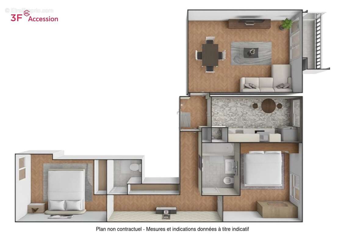 Appartement à ISSY-LES-MOULINEAUX