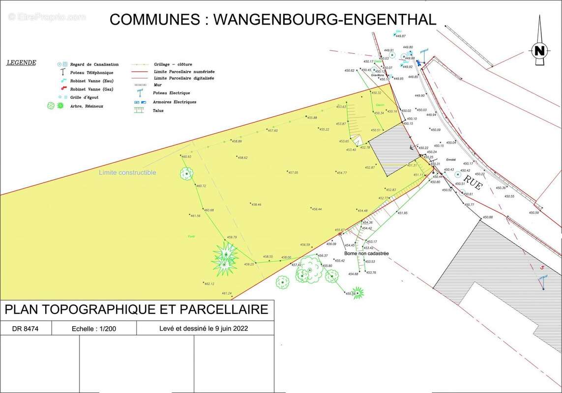 Terrain à WANGENBOURG-ENGENTHAL