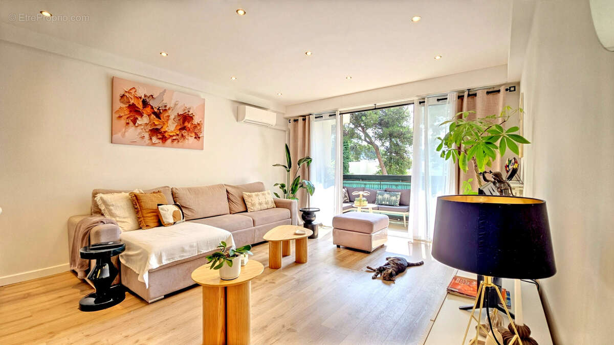 LE CANNET Europe à vendre appartement 2 pièces de 63 m2 avec terrasse, au calme absolu, parking et cave - photo 4