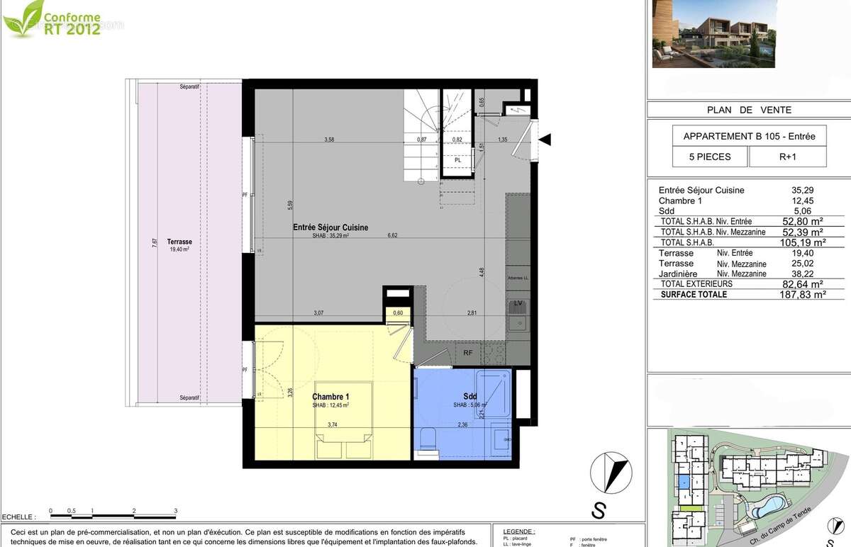 Appartement à CHATEAUNEUF-GRASSE