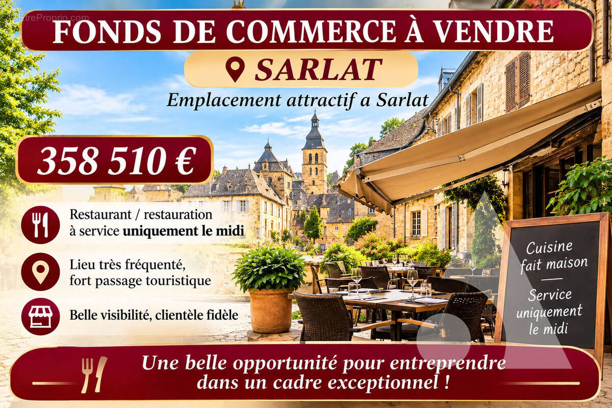 Commerce à SARLAT-LA-CANEDA