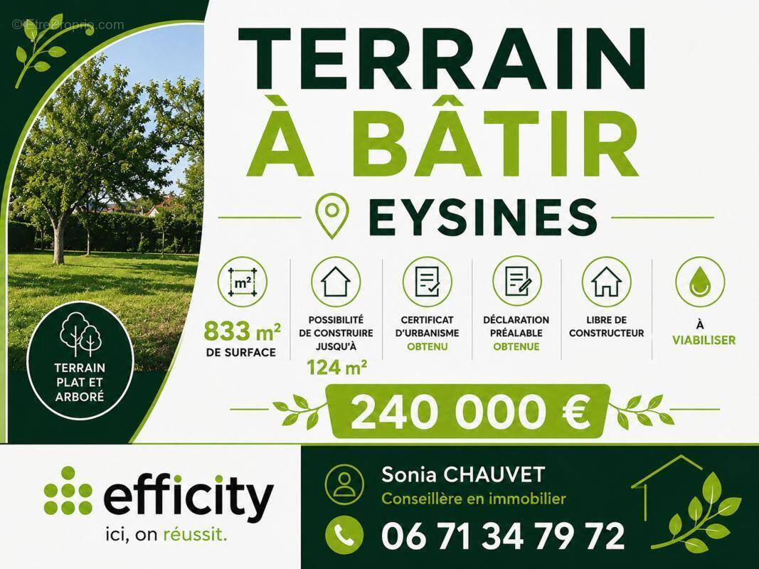 Terrain à EYSINES