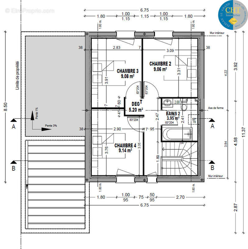 Exclusivité : maison neuve t5 rt 2020   cœur de bourg de beignon (56380) - photo 17
