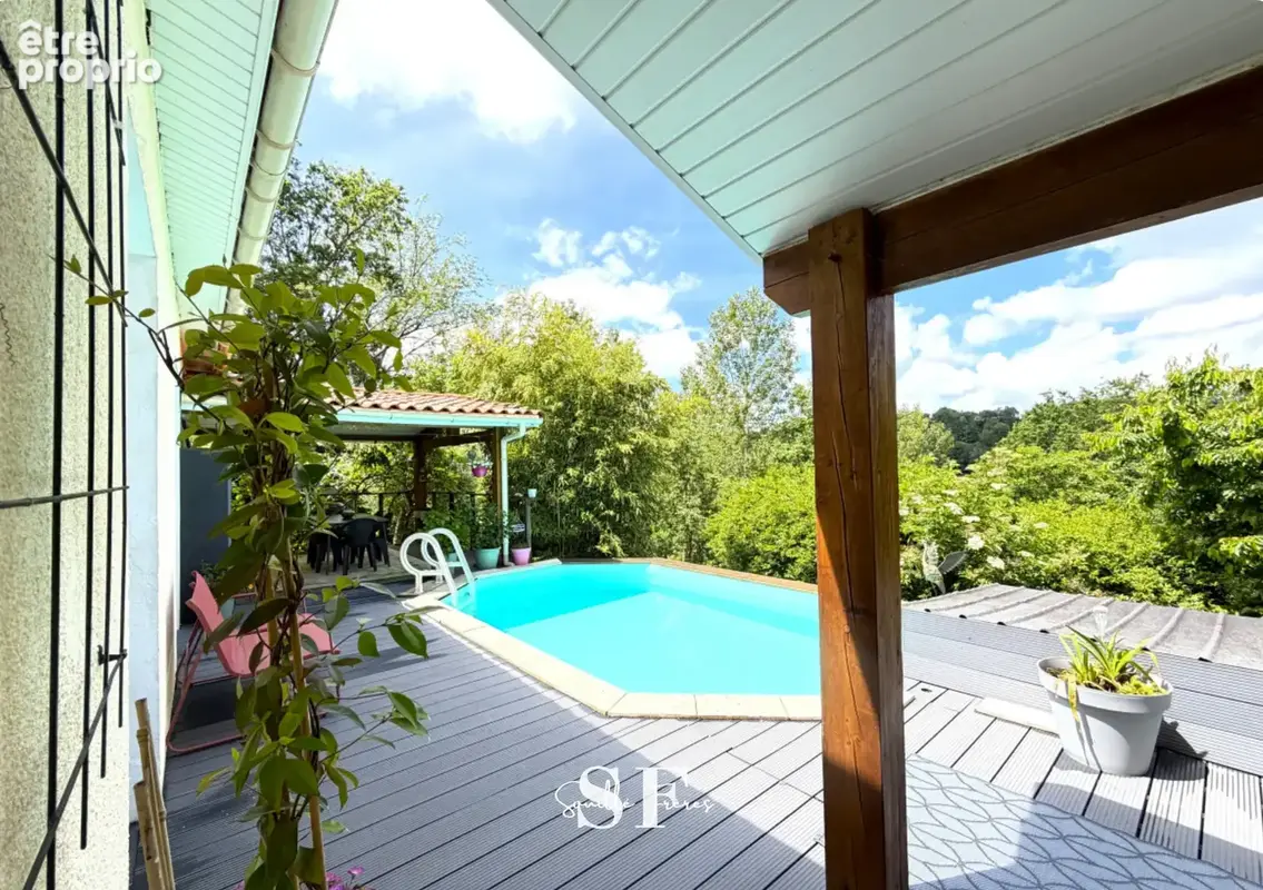 Sur les hauteurs de saint-caprais-de-lerm   maison familiale avec vue - piscine et logement independant - photo 5
