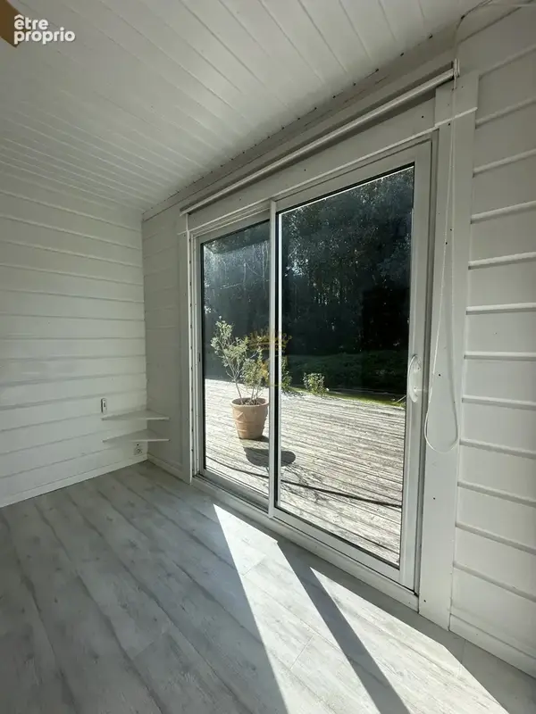 MERLIMONT - A VENDRE - Maison finlandaise en madriers de bois massif, jardin arboré, vue forêt, deux garages - photo 11