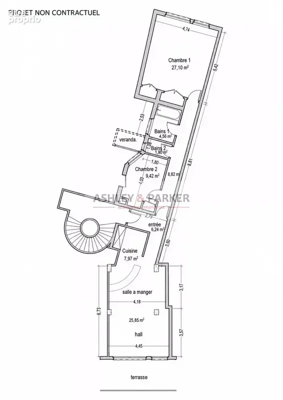 Appartement 2 pieces - photo 14