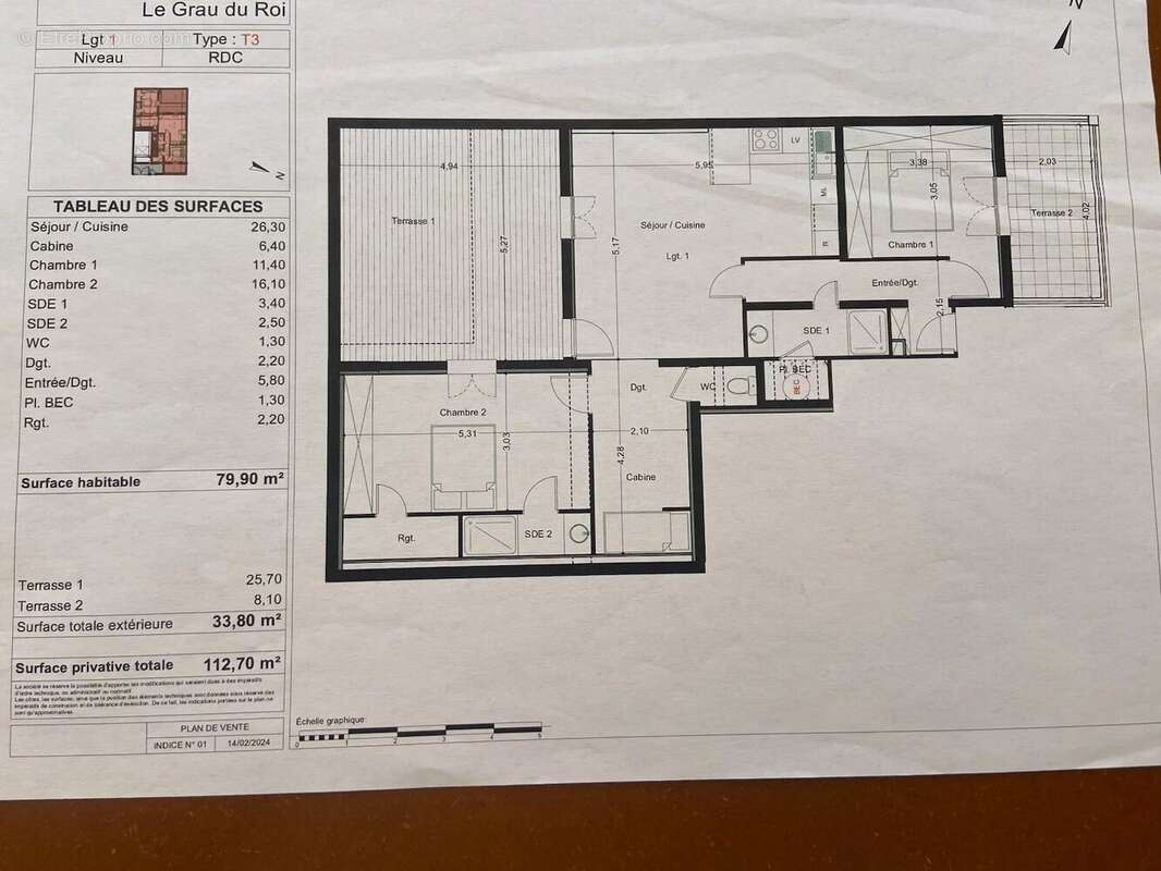 Appartement à LE GRAU-DU-ROI
