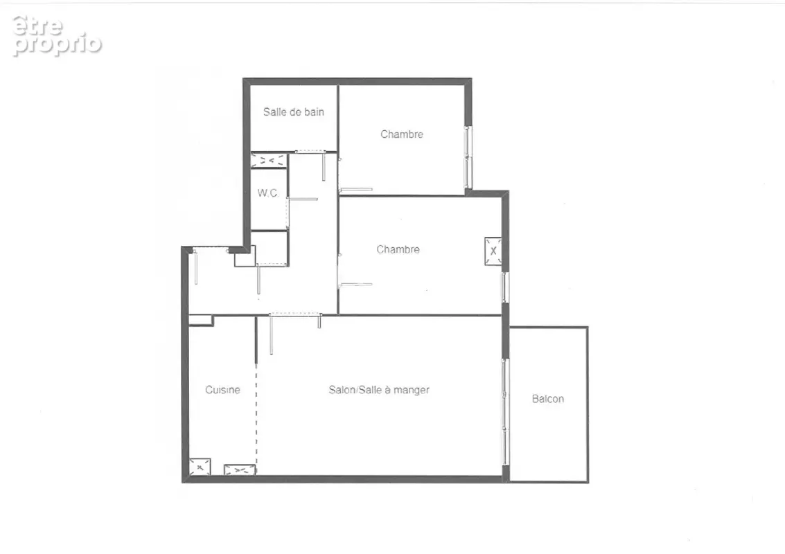 3 pièces de 67 m² avec balcon de 8 m² au calme - photo 11