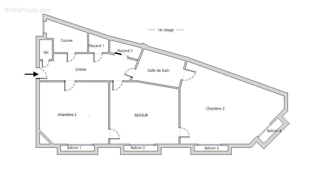 Appartement à PARIS-15E