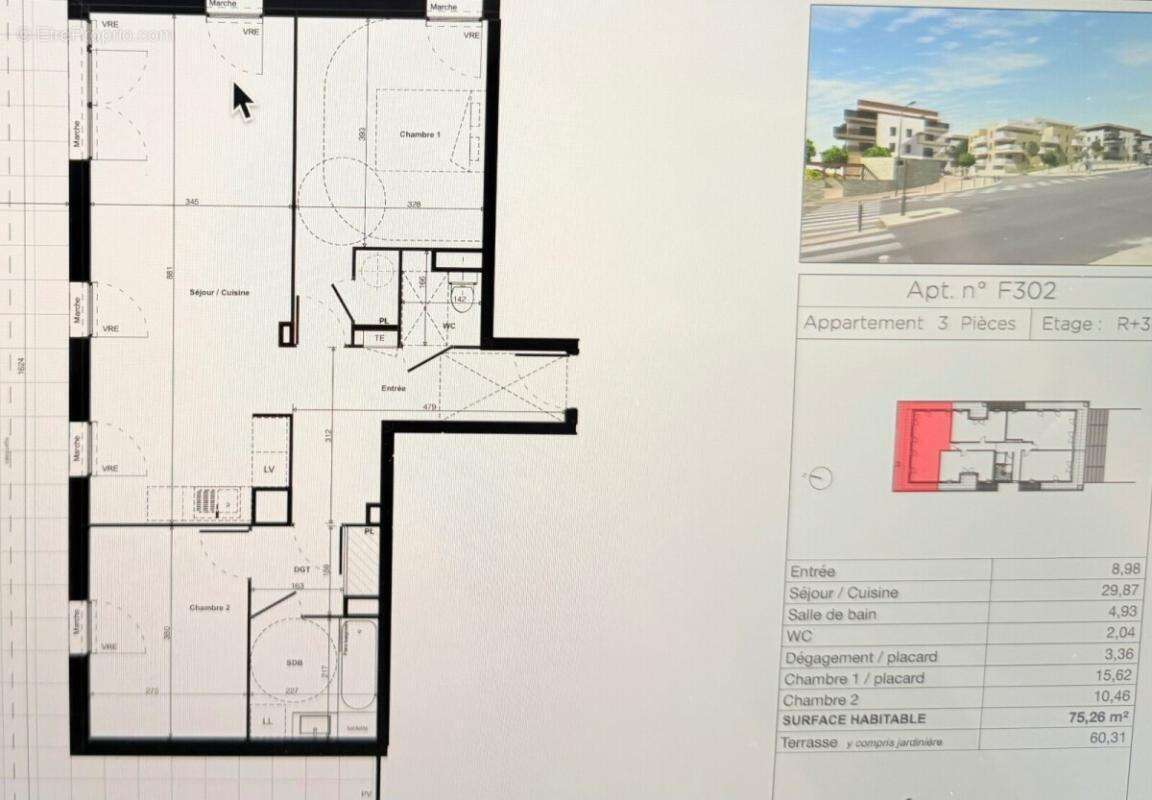 Appartement - Nîmes - 75m² - photo 2