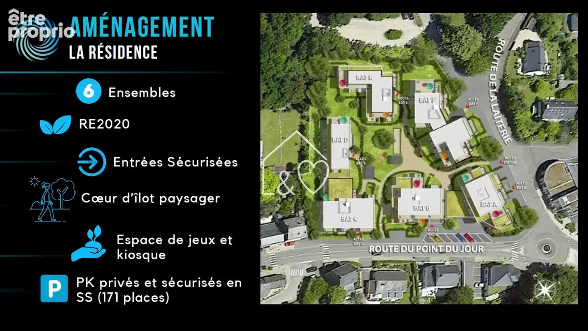 Immaculée, appartement T4 avec  terrasse panoramique de 85m² , 2 stationnements privatifs. - photo 12