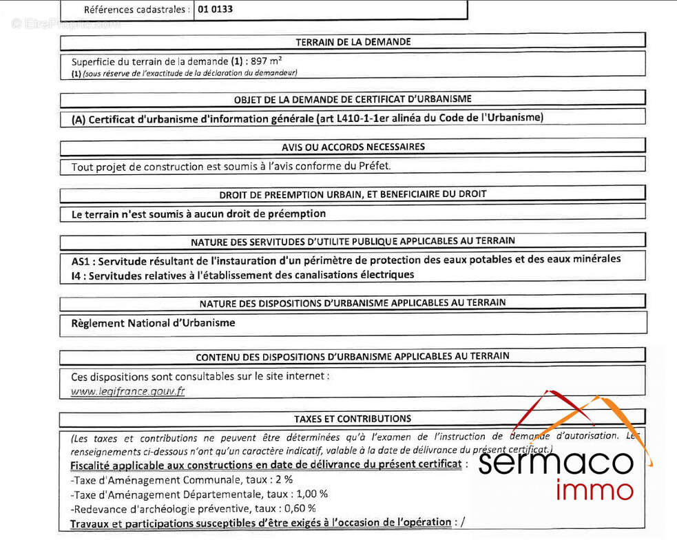 Terrain à VOLMUNSTER
