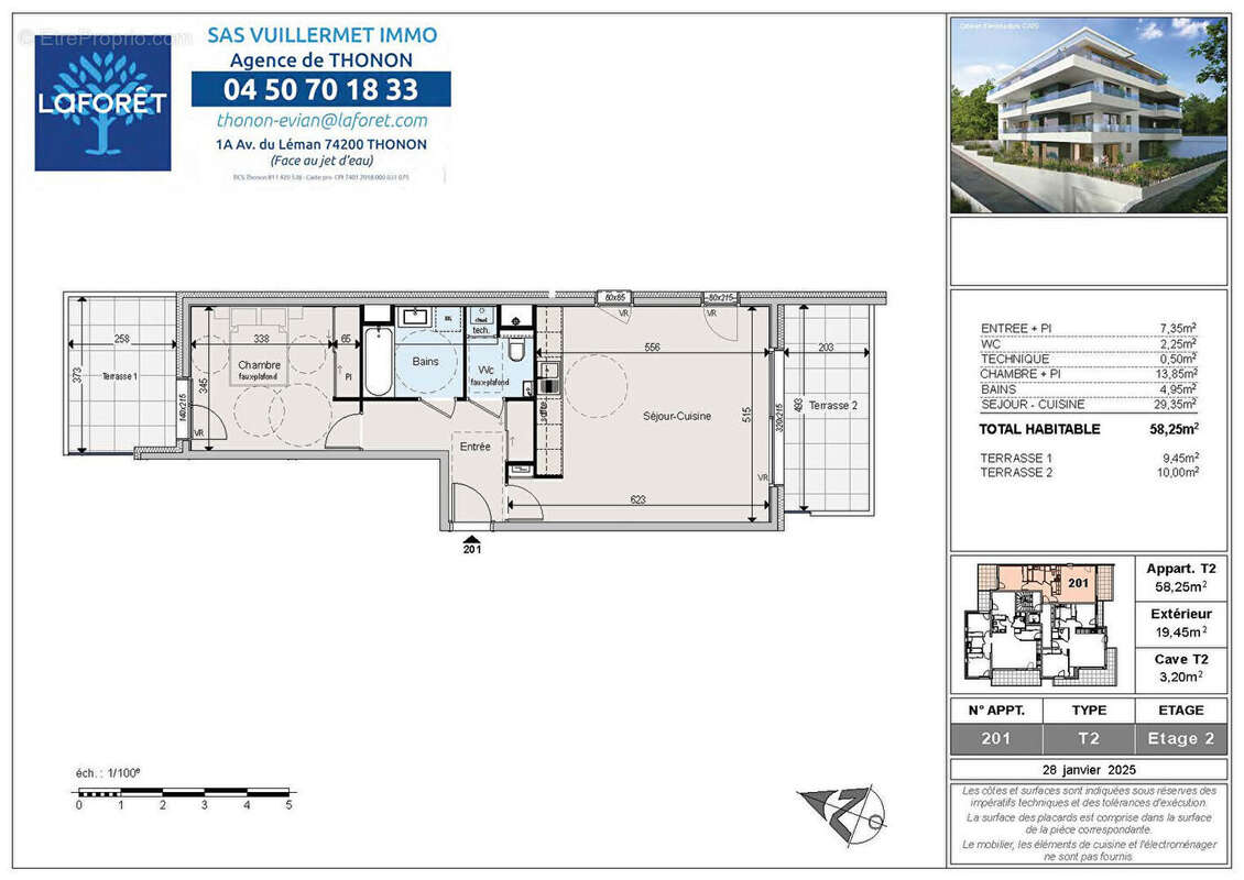 Appartement à THONON-LES-BAINS