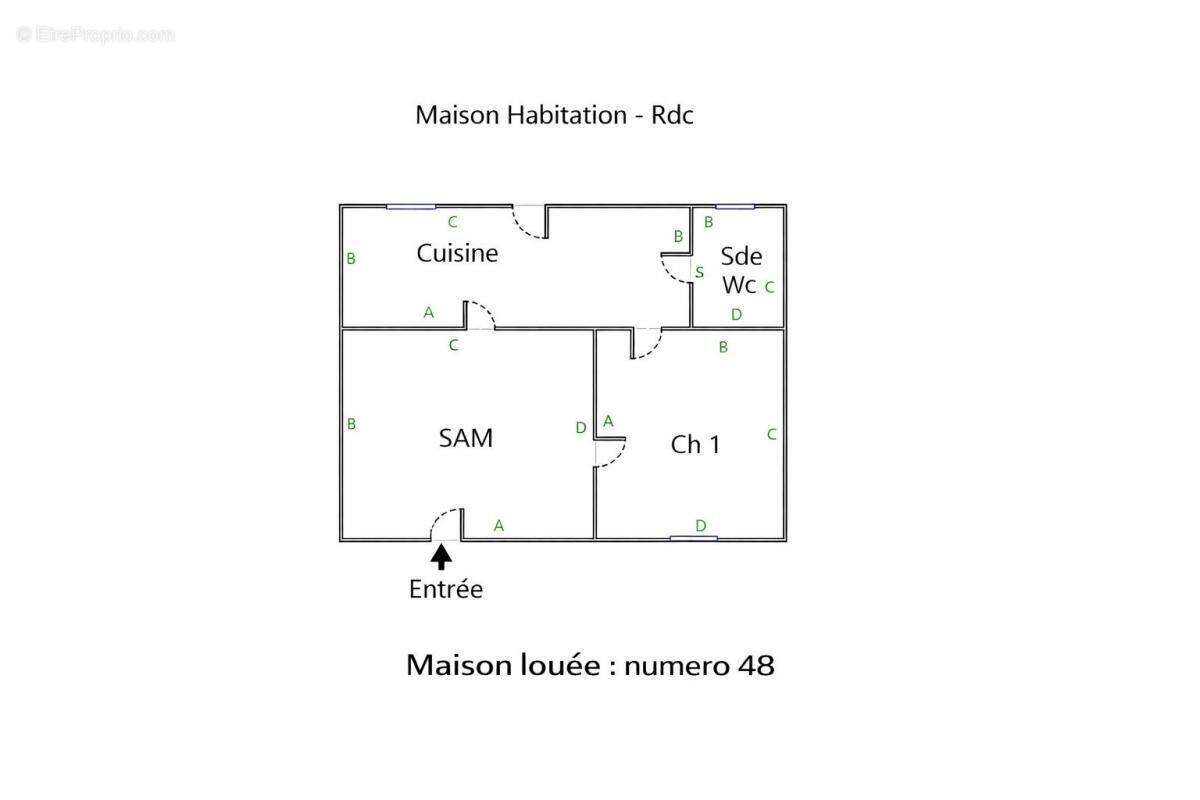 Appartement à TOULENNE