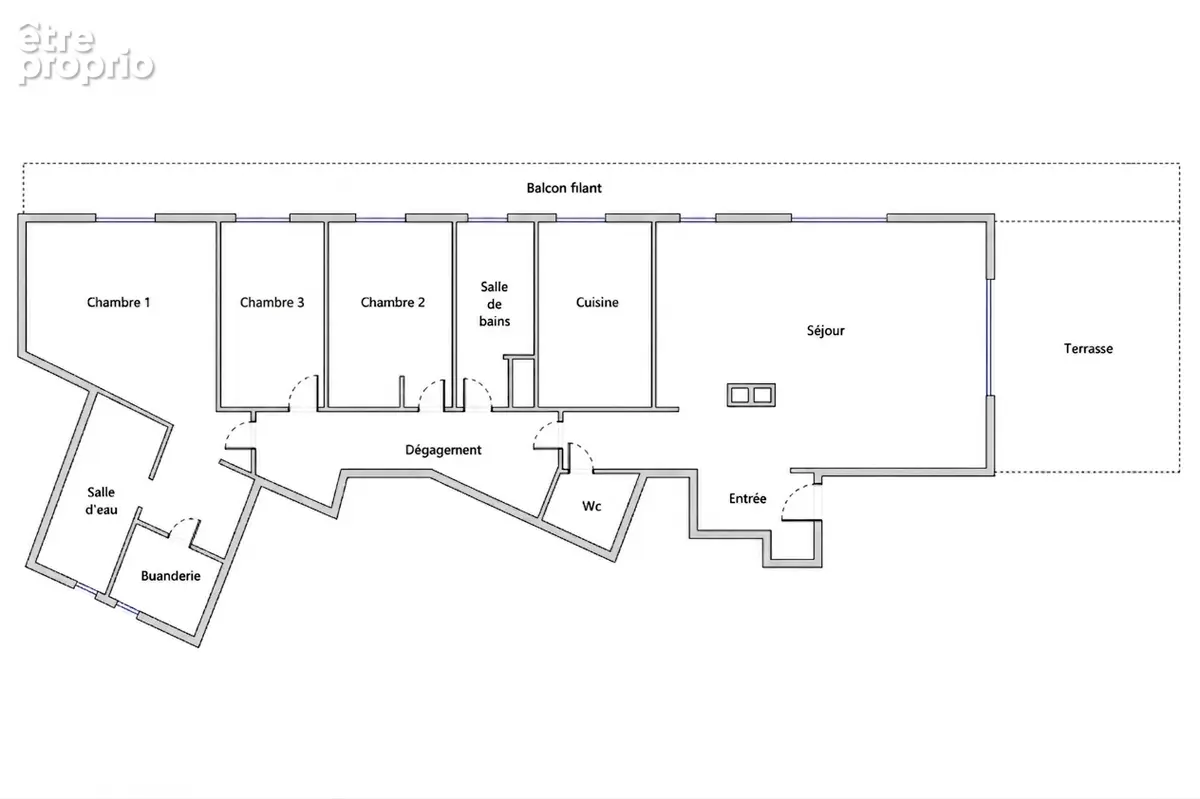 Magnifique appartement familial 5 pièces de 128m2 avec grand extérieur de 112m2 - photo 16