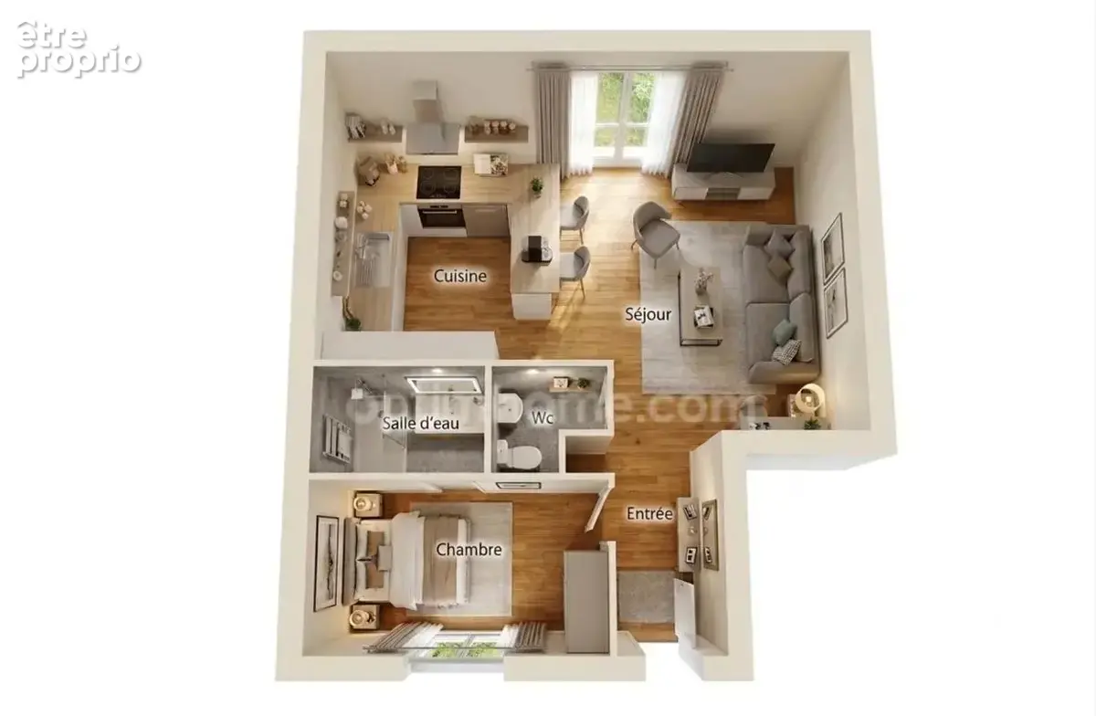 Appartement à vendre 2 pièces avec JARDIN, LE PLESSIS BOUCHARD (95) sans charges, place de parking, gare RER C/ligne H - photo 11