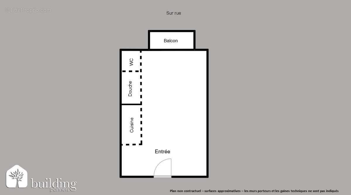 Batignolles Cardinet Paris 17ème - Studio meublé 8,85 m² habitables - photo 2