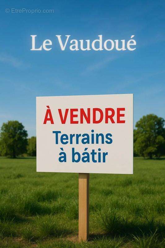 Terrain à LE VAUDOUE