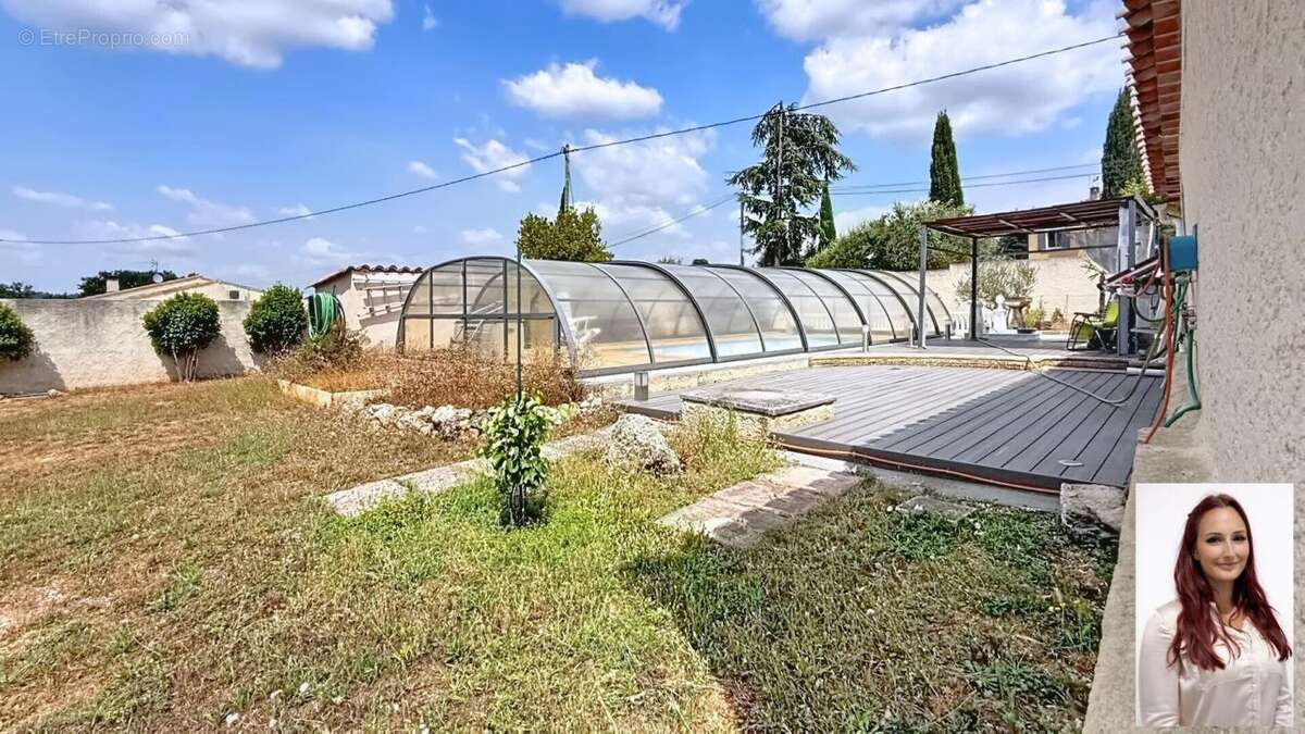 Villa plein pied grand terrain plat piscine chauffée - Brignoles quartier du Pin - photo 12