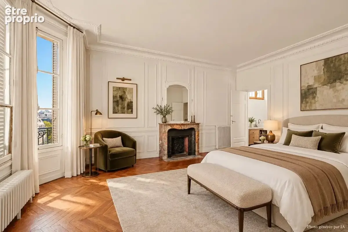 Paris 17e – Wagram/Ampère – Appartement familial de réception avec balcon et vues dégagées - photo 18