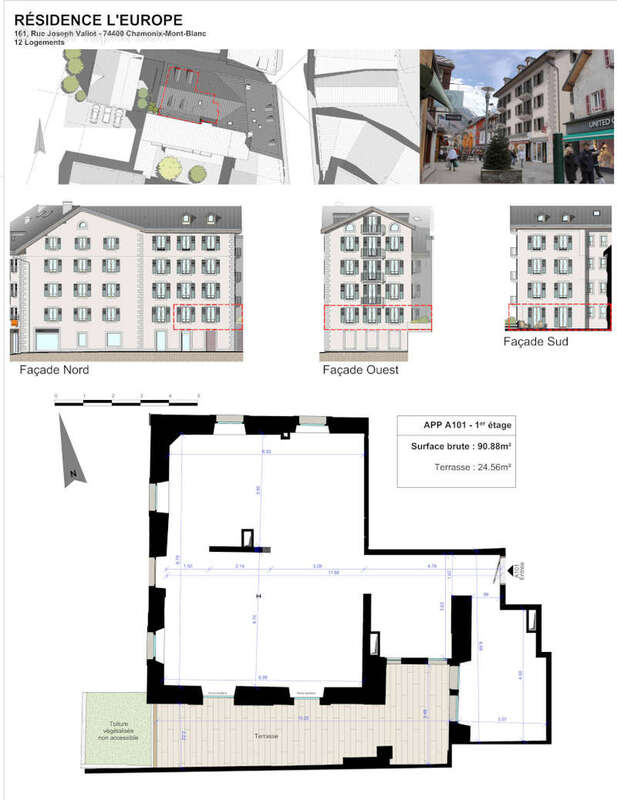 Appartement à CHAMONIX-MONT-BLANC