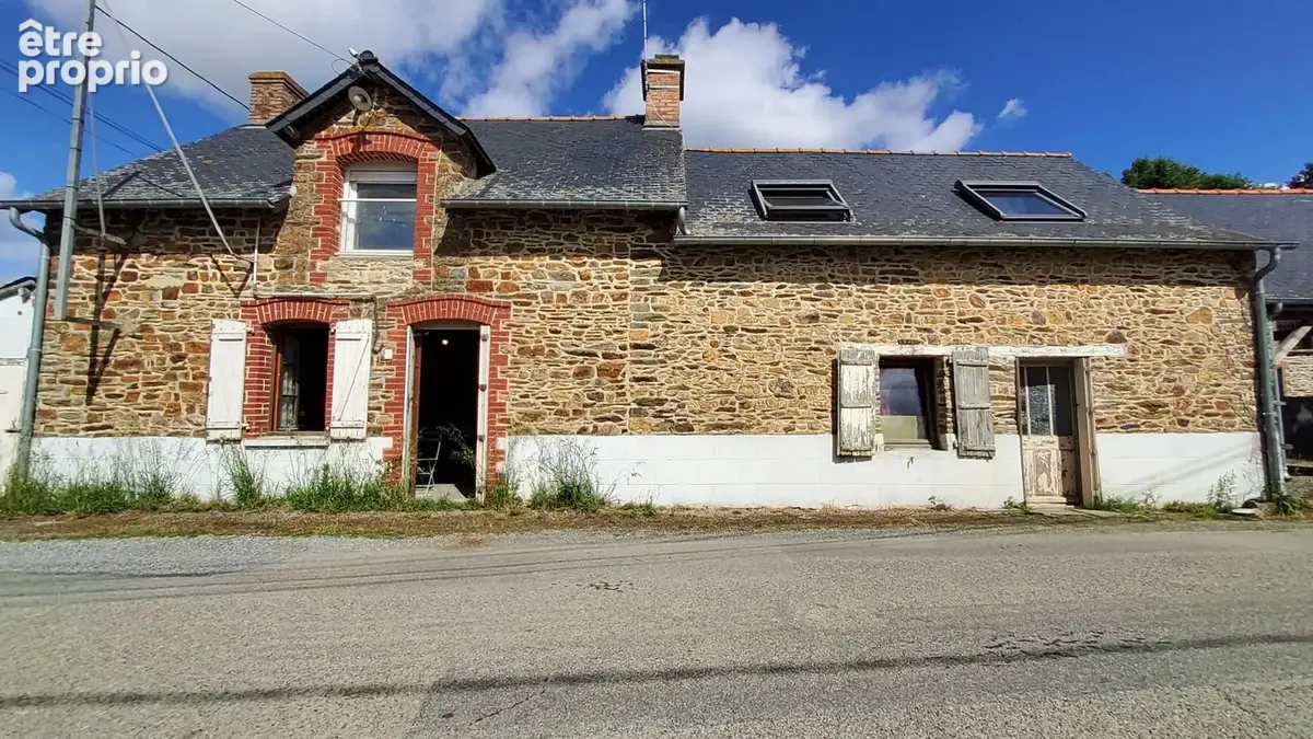A VENDRE - Longère à rénover 100m2 - 4 pièces - 2 chambres - Guipry-Messac - photo 2
