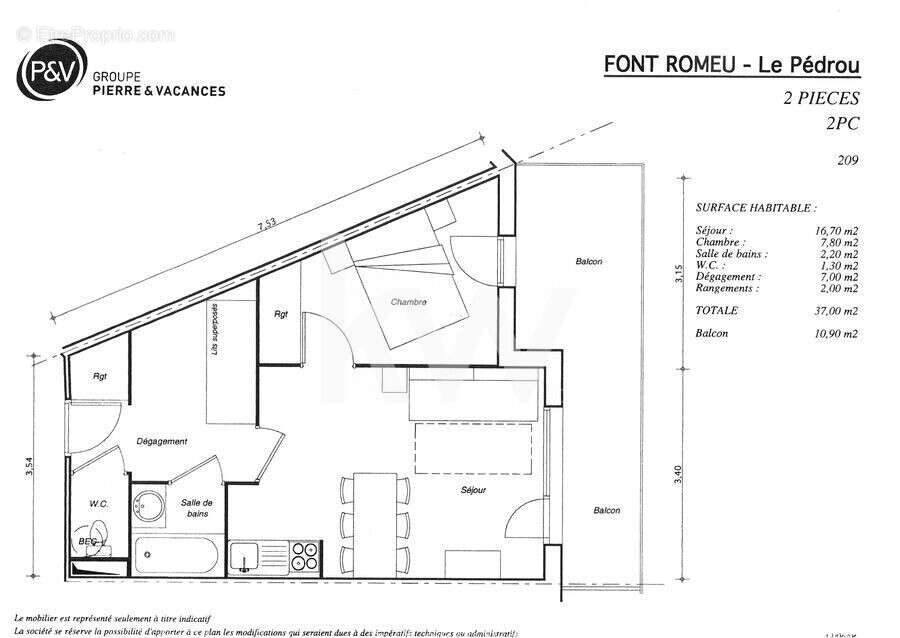 Appartement à FONT-ROMEU-ODEILLO-VIA