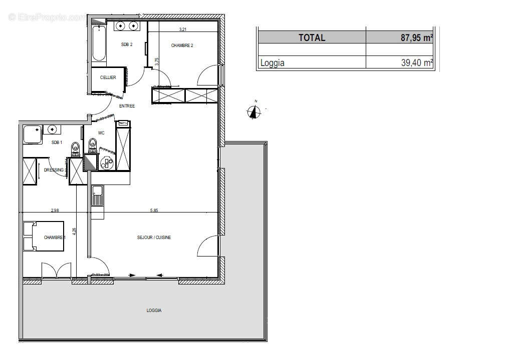 Appartement à AJACCIO