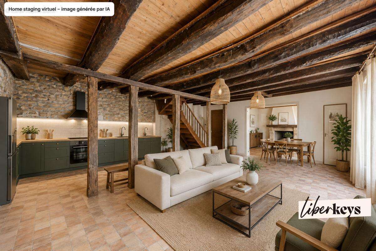 Maison en pierre de caractère – 140m² – Le Mené (Plessala) - photo 3