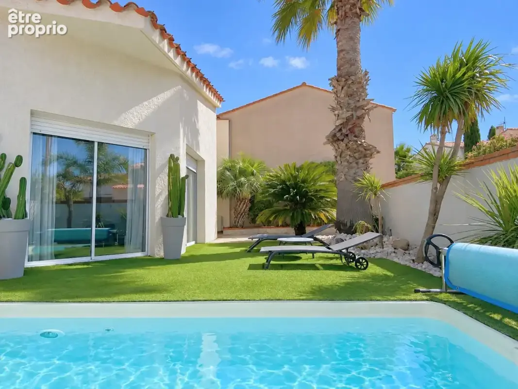 A perpignan route des plages, une villa d'architecte, 160m2 sh, avec piscine - photo 11