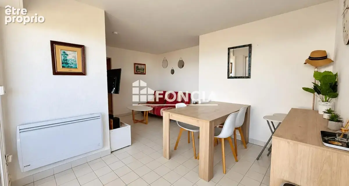 Canet sud – t2 cabine 39,07 m² – terrasse 13 m² – parking – accès direct plage - photo 5