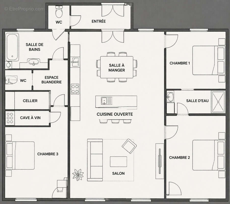 Appartement à PARIS-3E