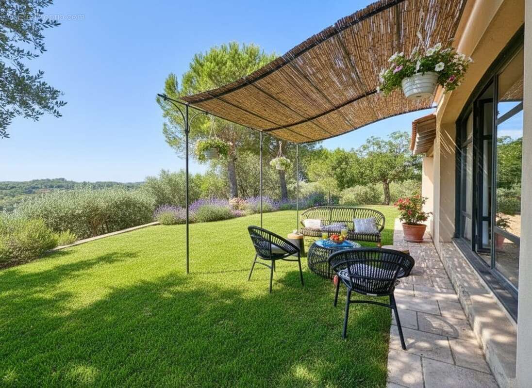 Villa avec piscine Pézenas séjour 4 chambres salle de bain Terrase - Maison à PEZENAS
